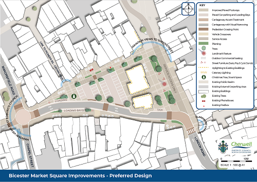 Bicester market square preferred design