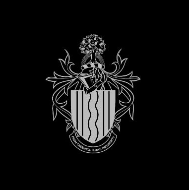 black and white crest