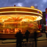 a carousel at Banbury fair