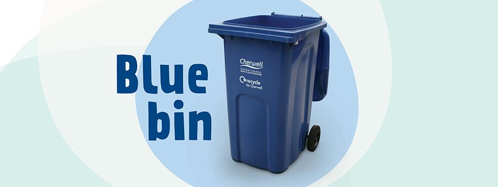 Blue bin for all your recycling