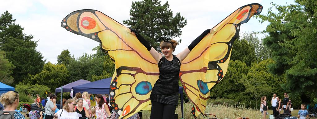 Dancer at Bicester festival