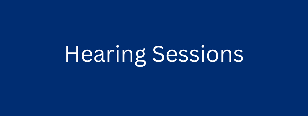 Local Plan examination hearing sessions