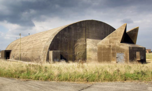 Storage bunker on old Heyford air base
