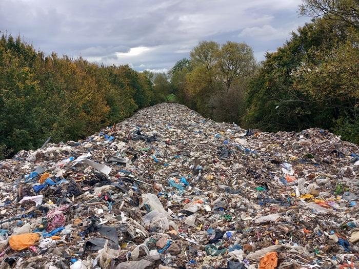 Illegal landfill at A34 Kidlington