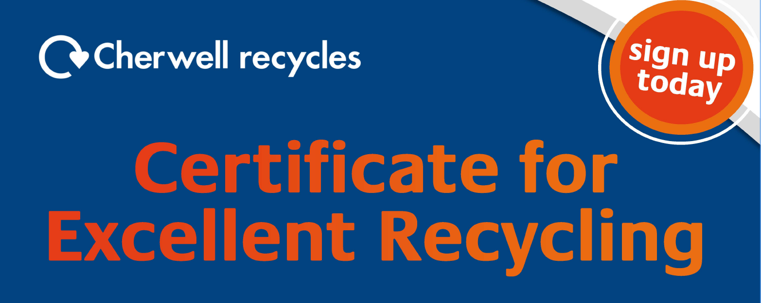 Certificate for Excellent Recycling award