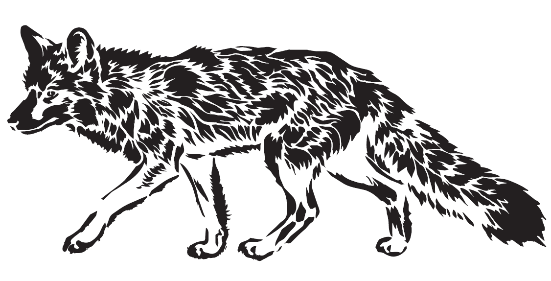 Fox stencil