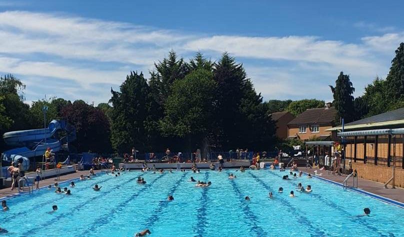 Swimming pool at Woodgreen leisure centre