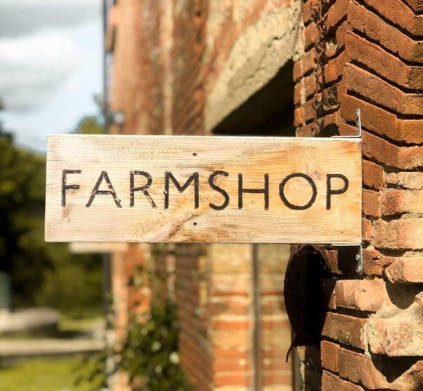 Farm shop sign