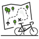 Icon: Cycling routes (Banbury)