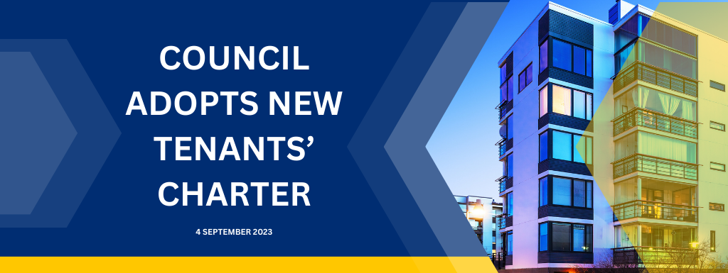 Council adopts new Tenants’ Charter